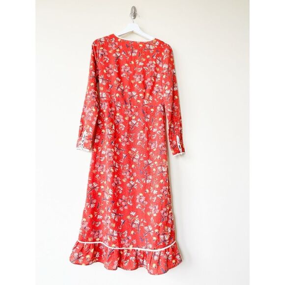 Free People Covent Garden Floral Midi Dress - Picture 9 of 10